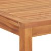 vidaXL Juego de comedor para jard&iacute;n 3 pzas madera maciza de teca