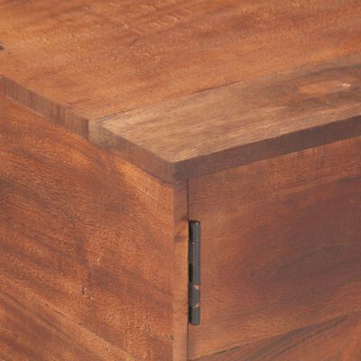 vidaXL Mesa de centro madera maciza de acacia marrón miel 67x67x45 cm