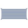 vidaXL Toldo Vela de Sombra Azul y Blanco 4,5 x 2 m