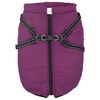 vidaXL Abrigo para perro con arn&eacute;s impermeable reflectante L48 morado