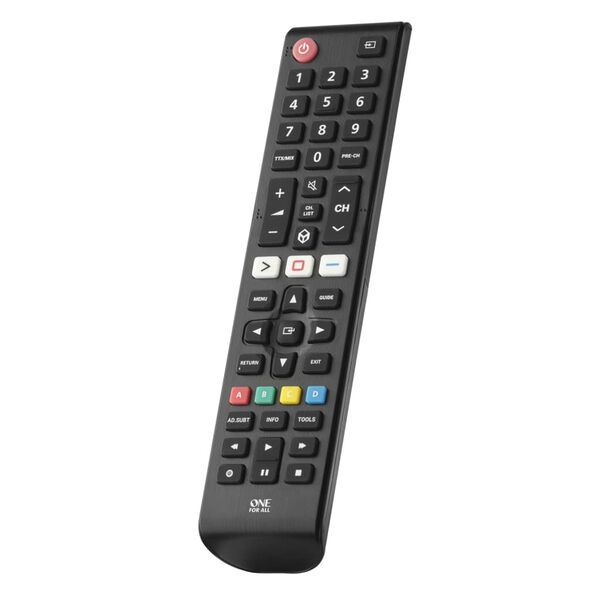 One For All Mando a distancia de TV de reemplazo Samsung negro