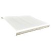 vidaXL Toldo de lona blanco crema 4,5x3 m