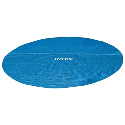 Intex Cubierta de piscina solar de polietileno azul 348 cm