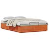 vidaXL Estructura de Cama Ottoman Marr&oacute;n Cera 120 x 190 cm Pino macizo