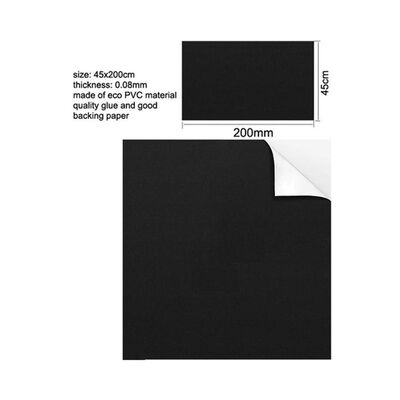 WALPLUS Vinilo adhesivo de pizarra negro 200x45 cm