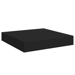 vidaXL Estante flotante de pared MDF negro 23x23,5x3,8 cm