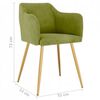 vidaXL Sillas de comedor 6 unidades terciopelo verde claro