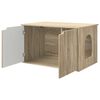 vidaXL Casa para Gatos Sonoma 85 x 55 x 50,5 cm Madera de ingenier&iacute;a