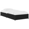 vidaXL Estructura de cama Roble Negro 80 x 200 cm Madera de ingenier&iacute;a