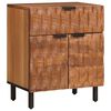 vidaXL Armario de Noche Marr&oacute;n 50 x 33 x 60 cm Madera de mango maciza