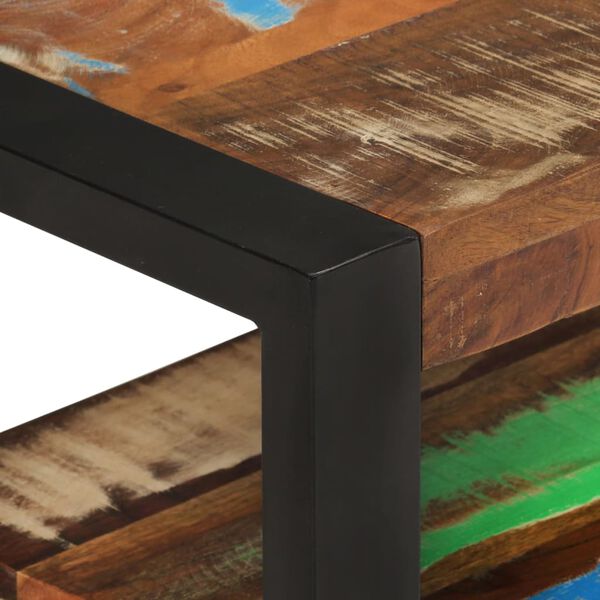 vidaXL Mueble de TV madera maciza reciclada 120x30x45 cm