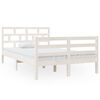vidaXL Estructura de cama madera maciza de pino blanco 120x200 cm