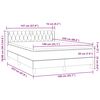 vidaXL Cama box spring con colch&oacute;n terciopelo rosa 140x220 cm