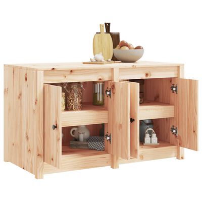 vidaXL Mueble de cocina de exterior madera maciza de pino 106x55x64 cm