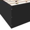 vidaXL Estructura de cama madera de ingenier&iacute;a negra 150x200 cm