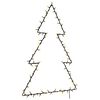 vidaXL Luces de Navidad Silueta de &Aacute;rbol 115 LEDs blanco c&aacute;lido