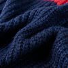Jersey de punto infantil azul marino 128