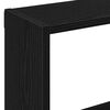 vidaXL Estante de pared roble negro 90x16x78 cm madera de ingenier&iacute;a
