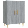 vidaXL Aparador de madera contrachapada gris Sonoma 70x34x90 cm