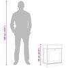 vidaXL Zapatero de madera de Paulownia blanco 50x28x58 cm