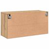 vidaXL Mueble de TV de pared roble artisian 80x30x41 cm