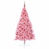 vidaXL &Aacute;rbol de Navidad Artificial Preiluminado Rosa 180 cm PVC