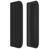 vidaXL Cabecero de cuero sint&eacute;tico negro 93x16x78/88 cm