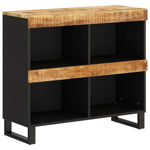vidaXL Armario auxiliar de madera maciza de mango 85x33x75 cm