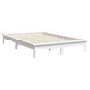 vidaXL Estructura de cama madera maciza de pino blanca 140x200 cm