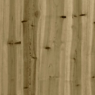vidaXL Jardinera madera maciza de pino impregnada 31x31x31 cm