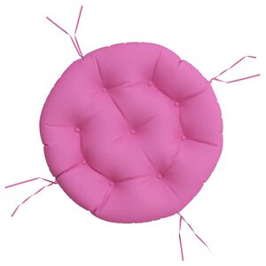 vidaXL Coj&iacute;n redondo tela Oxford rosa &Oslash; 60x11 cm