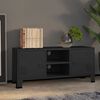 vidaXL Mueble de TV industrial metal negro 105x35x42 cm