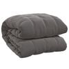 vidaXL Manta con peso tela gris 120x180 cm 5 kg