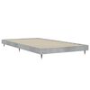 vidaXL Estructura de cama madera de ingenier&iacute;a gris hormig&oacute;n 100x200cm
