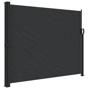 vidaXL Toldo lateral retr&aacute;ctil negro 160x300 cm