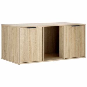 vidaXL Mueble Transport&iacute;n para Gatos Roble Sonoma 100 x 49 x 45 cm
