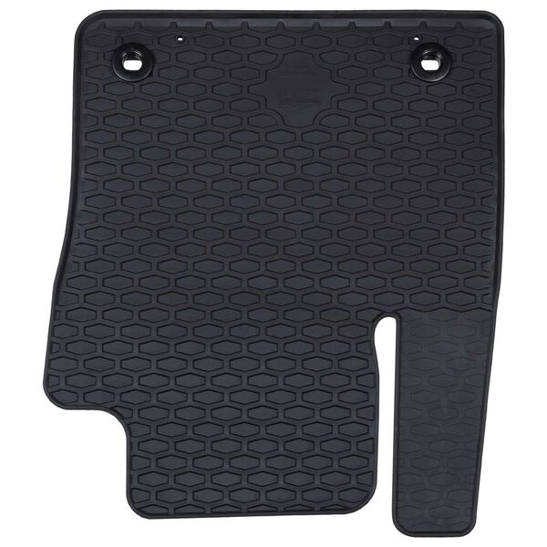 vidaXL Alfombrilla de Coche 4 pcs Negro TPE