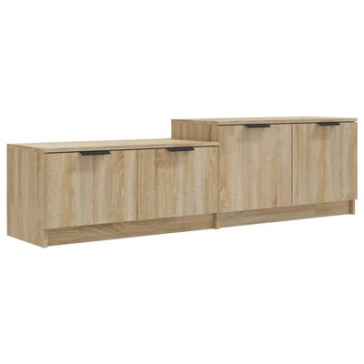 vidaXL Mueble de TV madera contrachapada roble Sonoma 158,5x36x45 cm