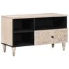 vidaXL Mueble de TV 80 x 33,5 x 46 cm Madera de mango maciza