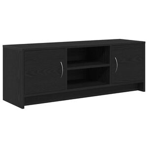 vidaXL Mueble para TV de roble negro, 102x30x37,5 cm, madera de ingenier&iacute;a