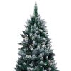 vidaXL Árbol de Navidad artificial Verde 180 cm PVC y Acero y Plástico