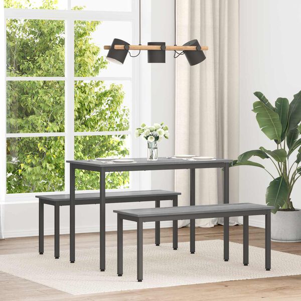 vidaXL Mesas de comedor METAL