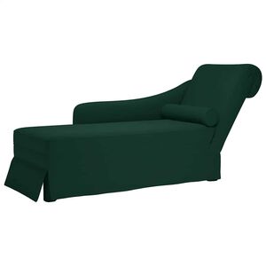 vidaXL Chaise longue respaldo reposabrazos derecho terciopelo