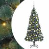 vidaXL &Aacute;rbol de Navidad artificial preiluminado con juego de bolas PET