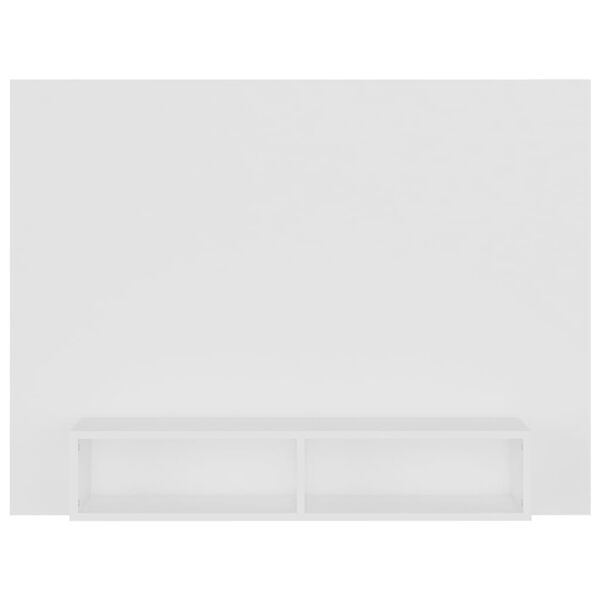 vidaXL Mueble de TV de pared madera contrachapada blanco 120x23,5x90cm