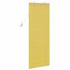 vidaXL Estor enrollable con cortinas Manual Amarillo 60 x 160 cm Bamb&uacute;