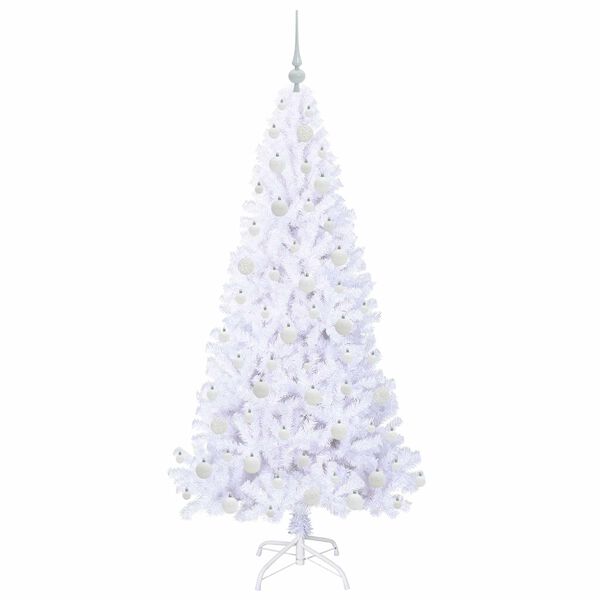 vidaXL Árbol de Navidad artificial con 300 LED 180 cm PVC y Acero