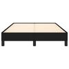 vidaXL Estructura de cama sin colchón tela negro 120x190 cm
