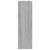 vidaXL Mueble zapatero madera contrachapada gris Sonoma 63x24x81 cm