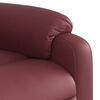 vidaXL Sill&oacute;n de masaje elevable el&eacute;ctrico cuero artificial rojo tinto